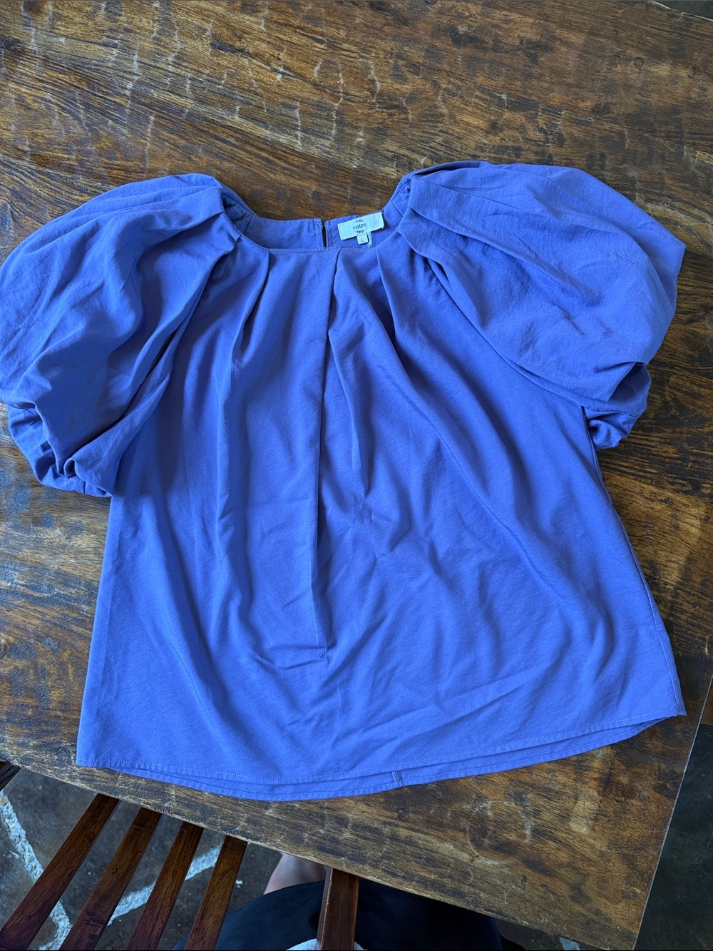 entro Lavender Puff Sleeve Blouse